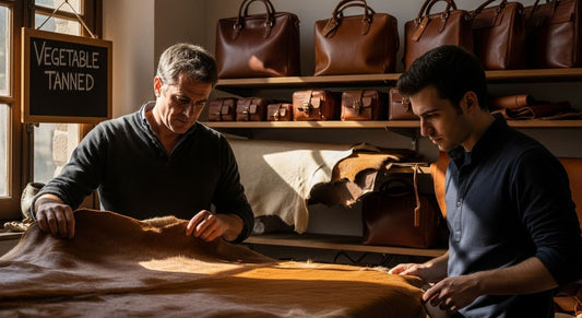 vegetable tanned leather