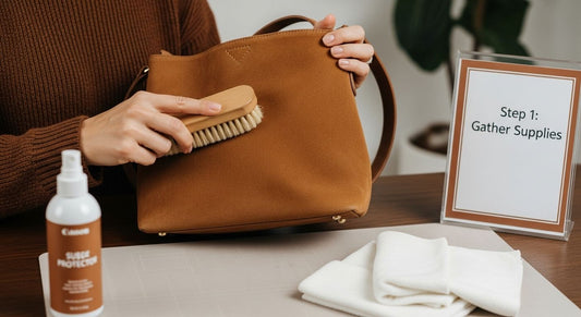 how to clean suede bags