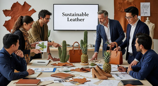 sustainable leather fashion studio
