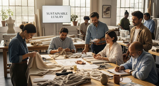 sustainable luxury fashion atelier