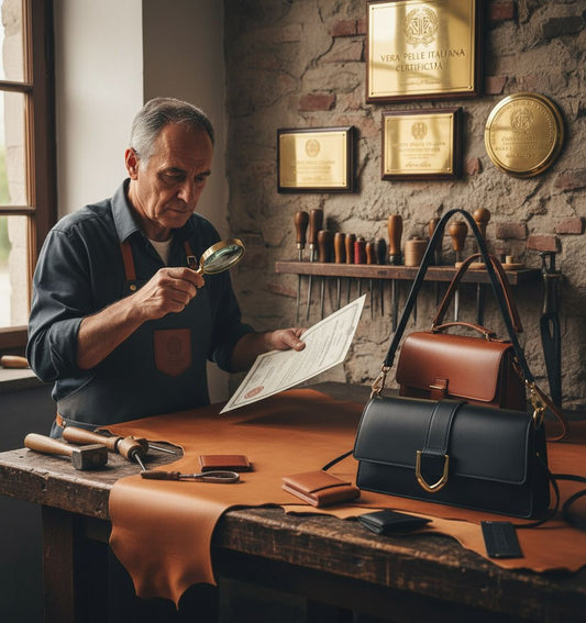 Italian leather certification