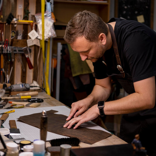 What is vegetable-tanned Tuscan leather and what makes it so special?