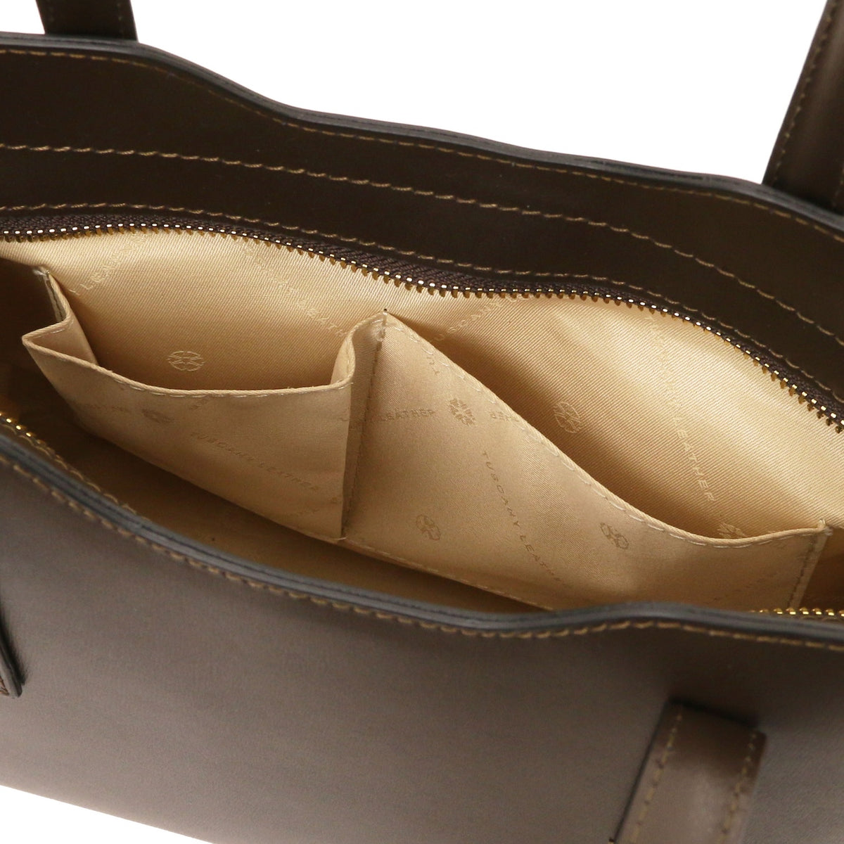 Olimpia - Italian leather tote - Small size