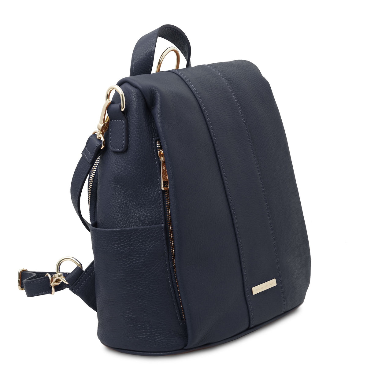 TL Bag - Soft leather backpack - convertible 2-in-1 backpack shoulder bag