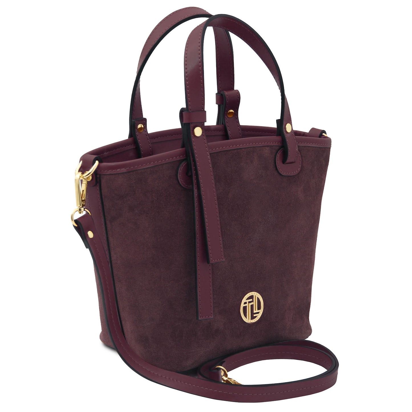 Glacette - Suede leather bucket bag | TL142261