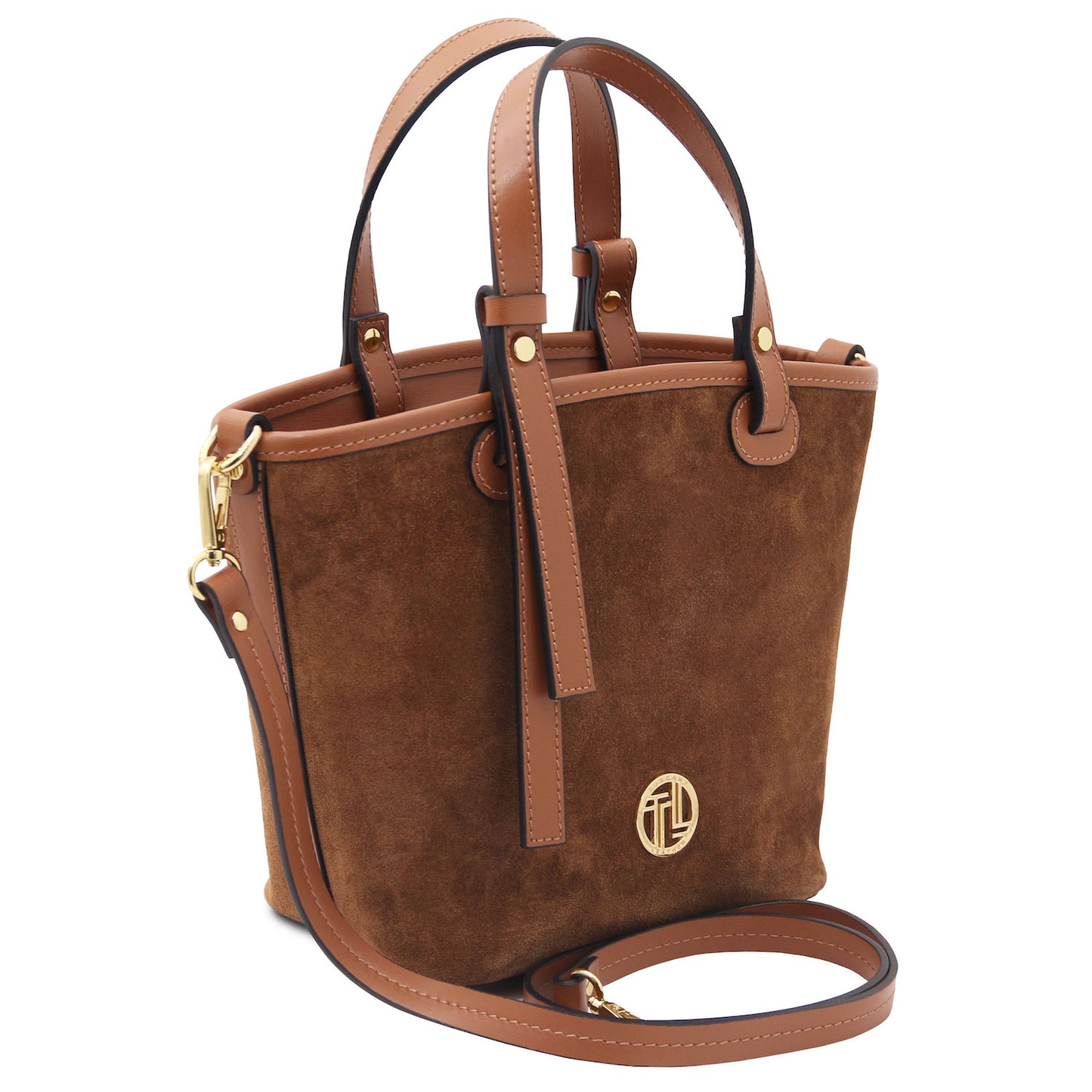 Glacette - Suede leather bucket bag | TL142261