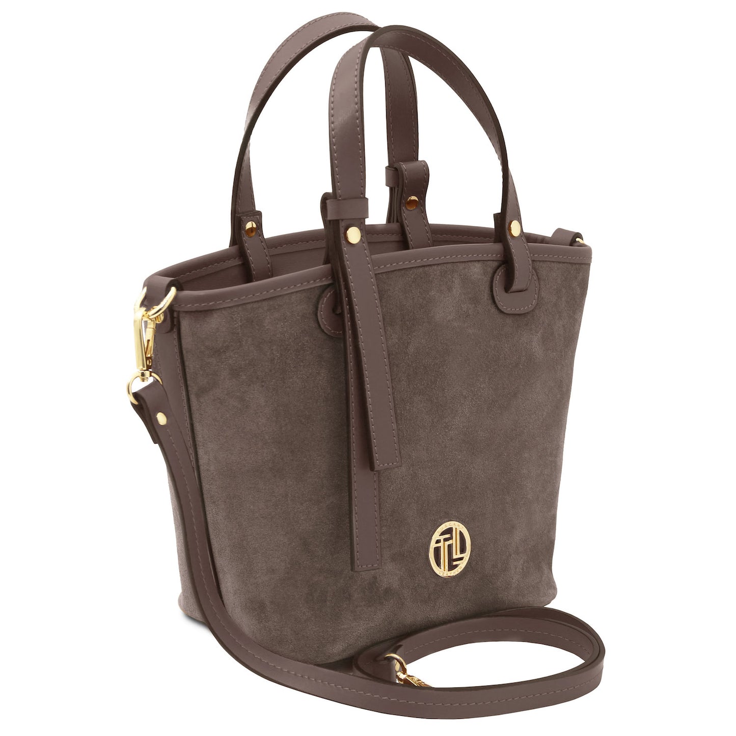 Glacette - Suede leather bucket bag | TL142261