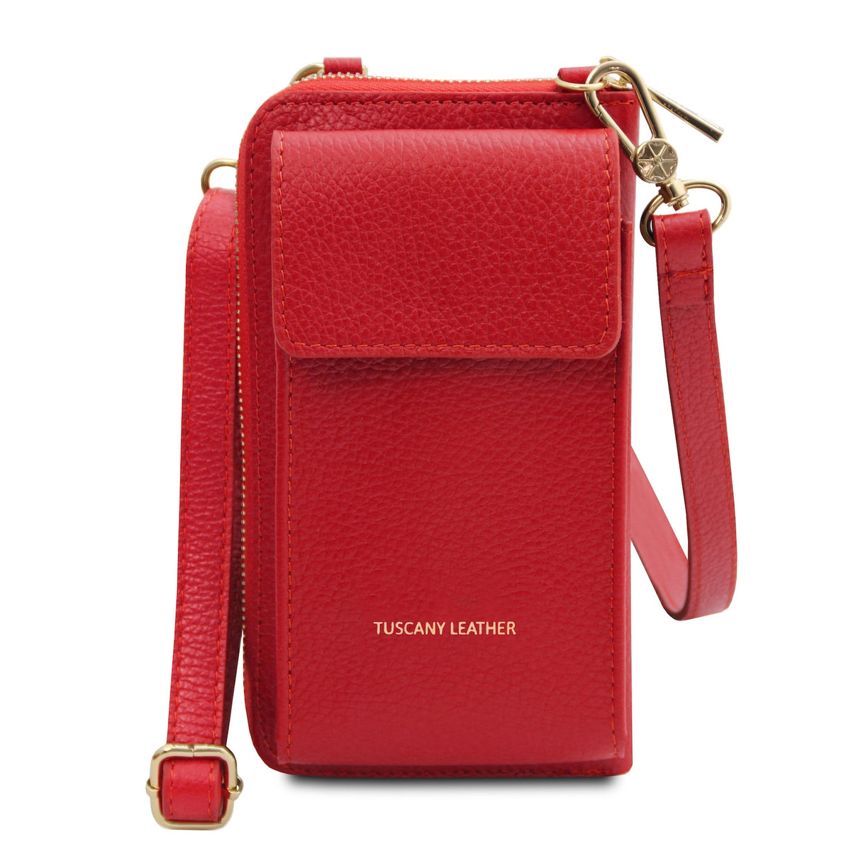 TL Bag - Leather wallet with strap - phone wallet