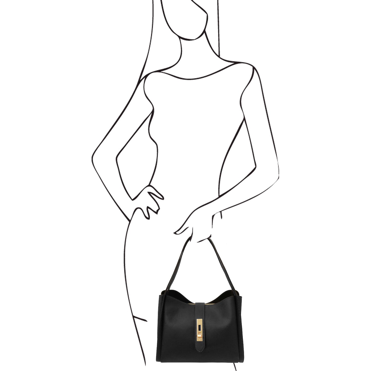 Soave - Soft leather handbag | TL142489