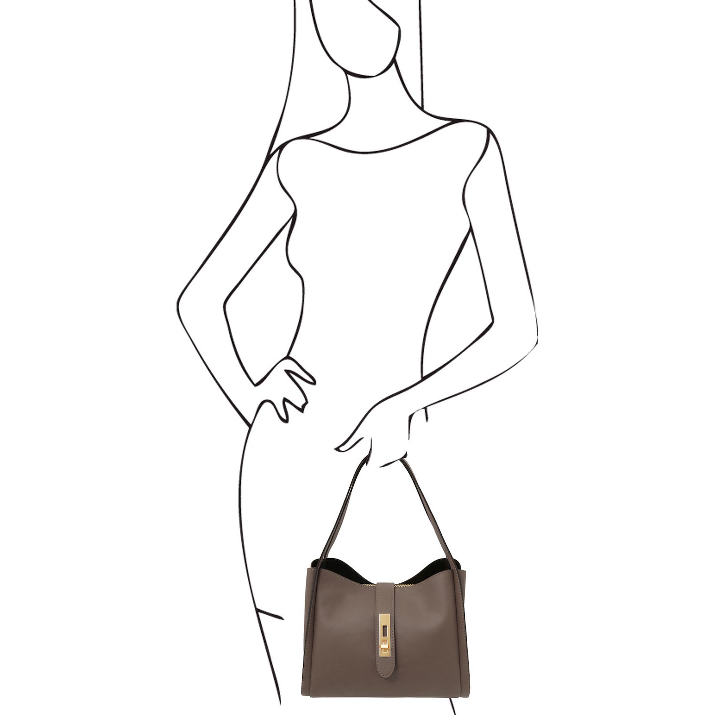 Soave - Soft leather handbag | TL142489