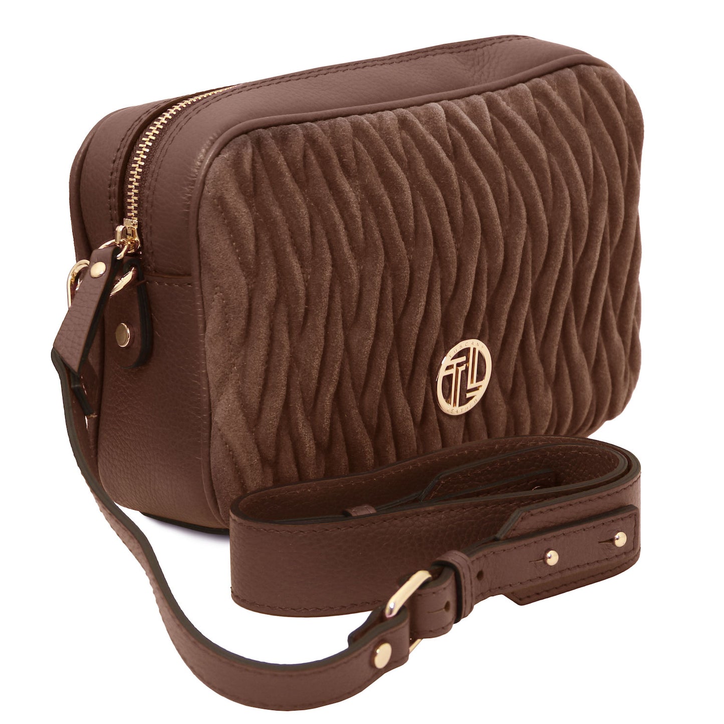 Chantilly - Suede leather shoulder bag | TL142490