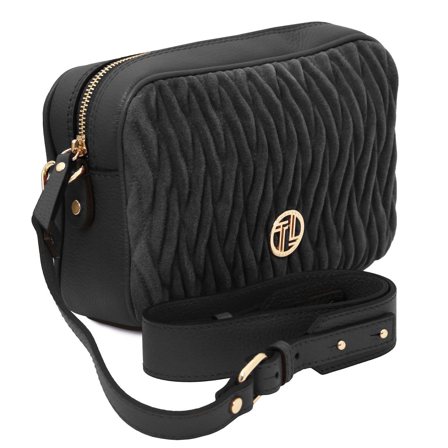 Chantilly - Suede leather shoulder bag | TL142490