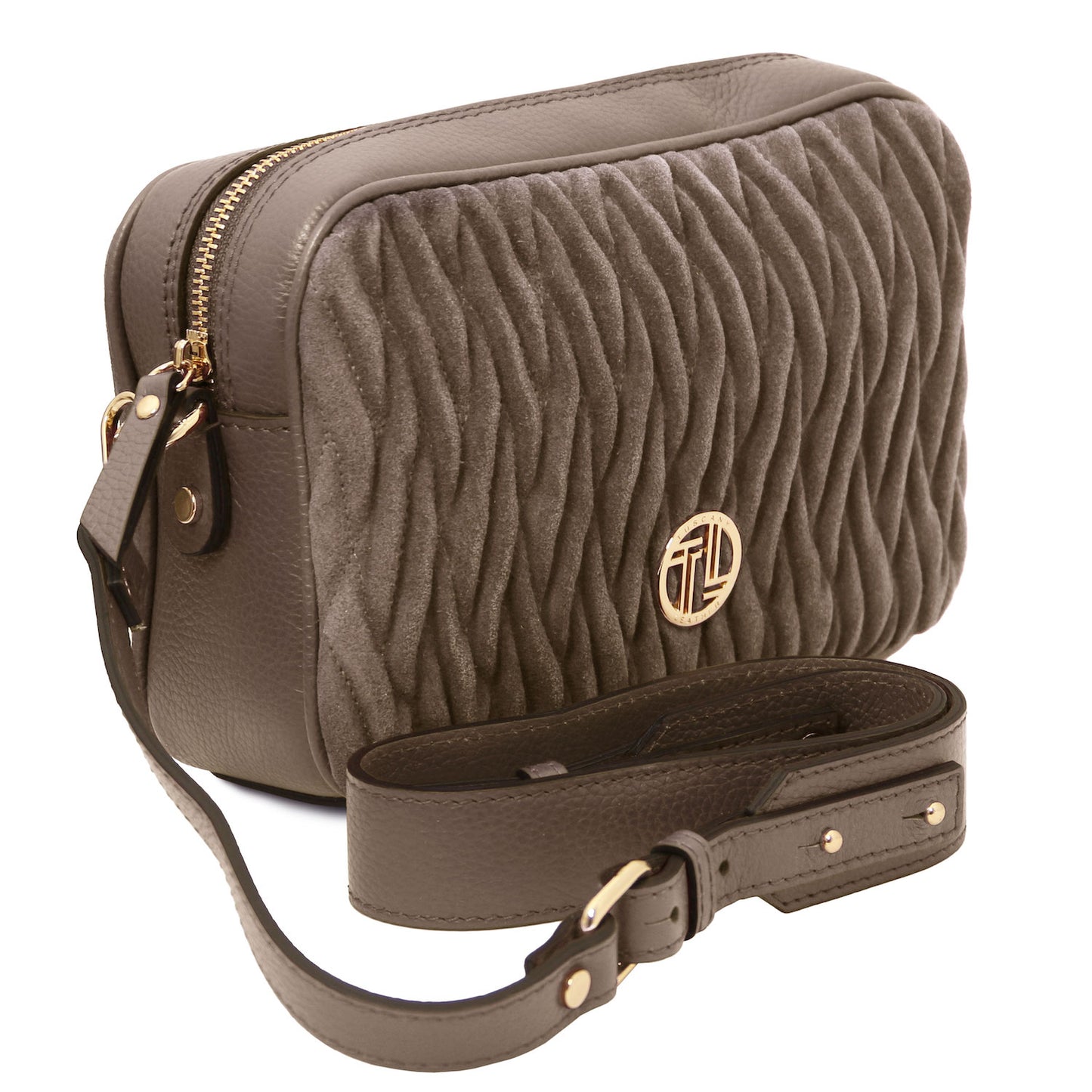 Chantilly - Suede leather shoulder bag | TL142490