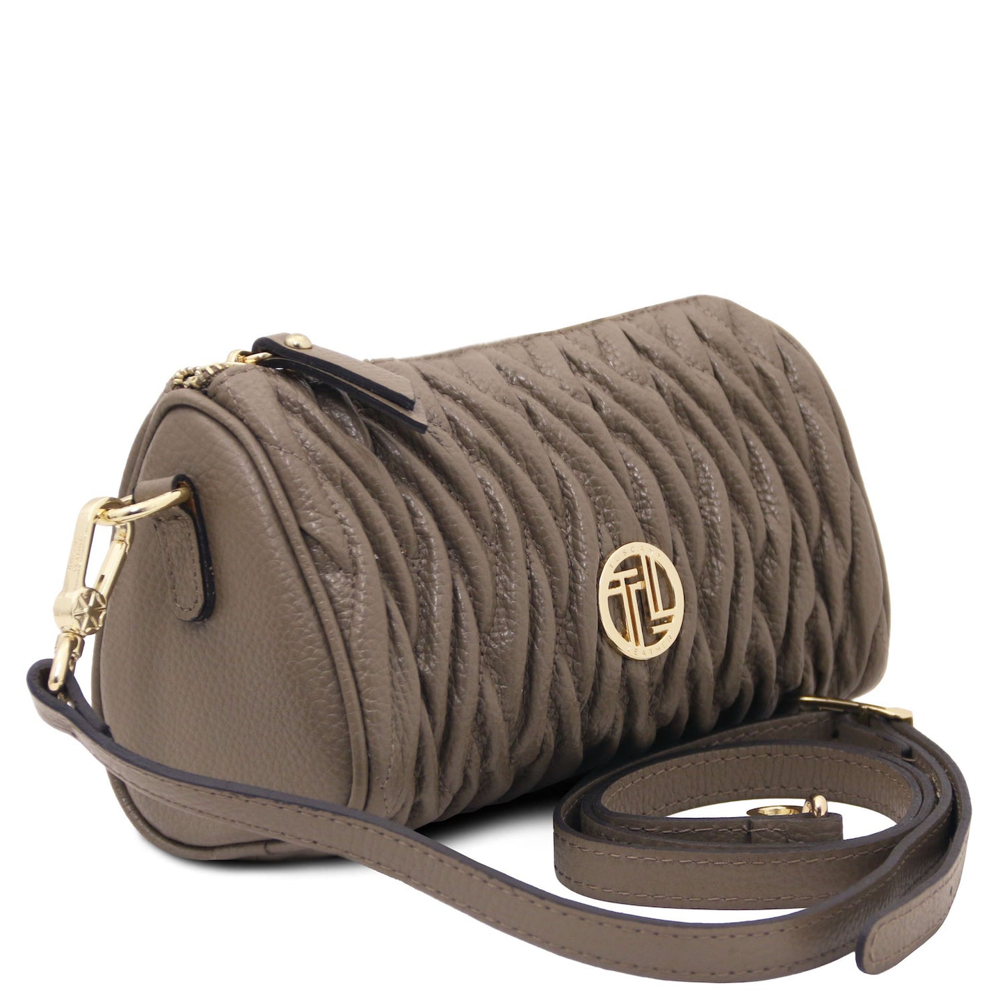 Chantilly - Mini leather bowling bag | TL142493