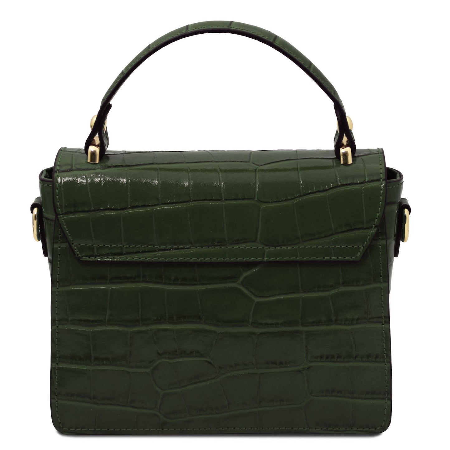 Croque - Croc print leather handbag | TL142503
