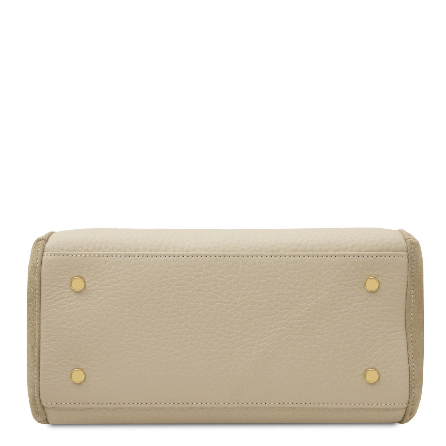 Libra - Long handle suede & leather tote bag | TL142508