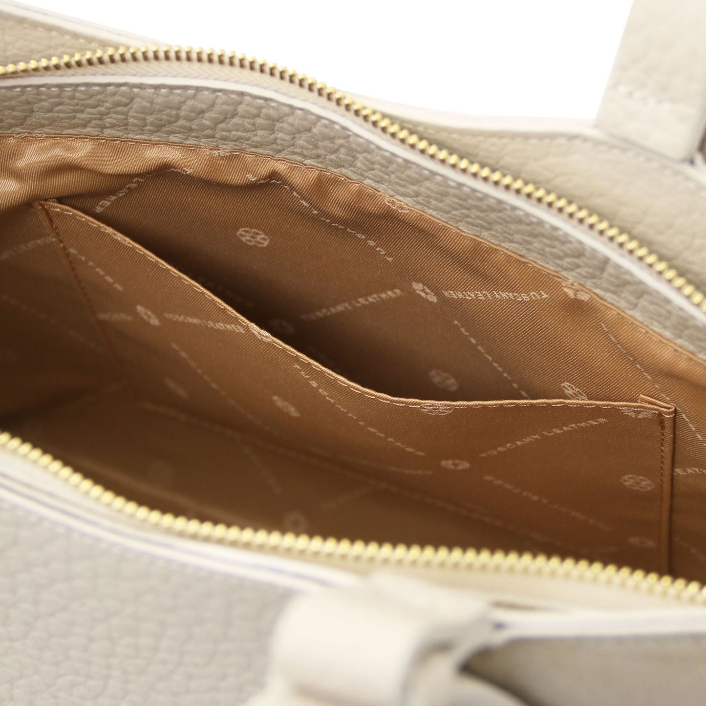 Libra - Long handle suede & leather tote bag | TL142508