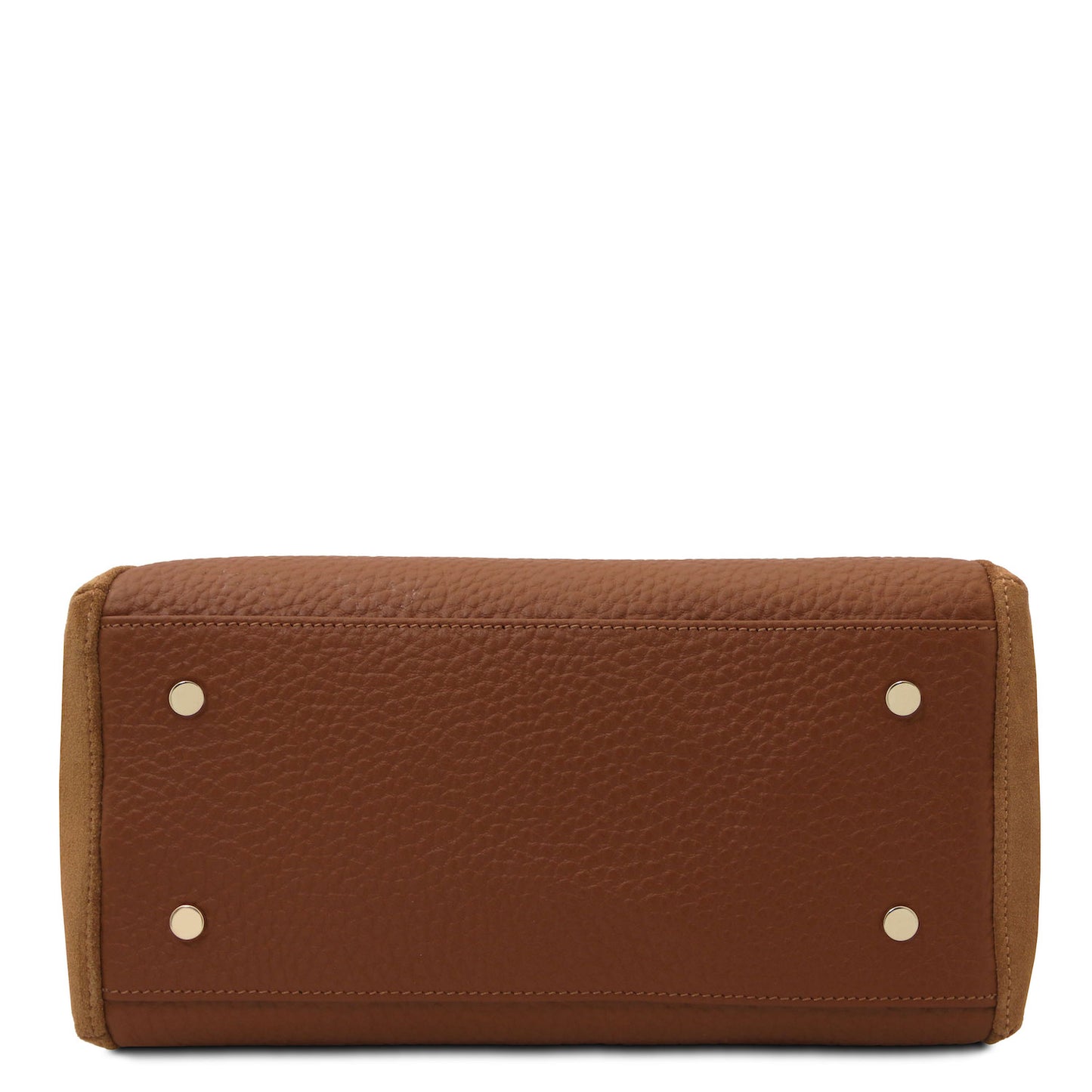 Libra - Long handle suede & leather tote bag | TL142508