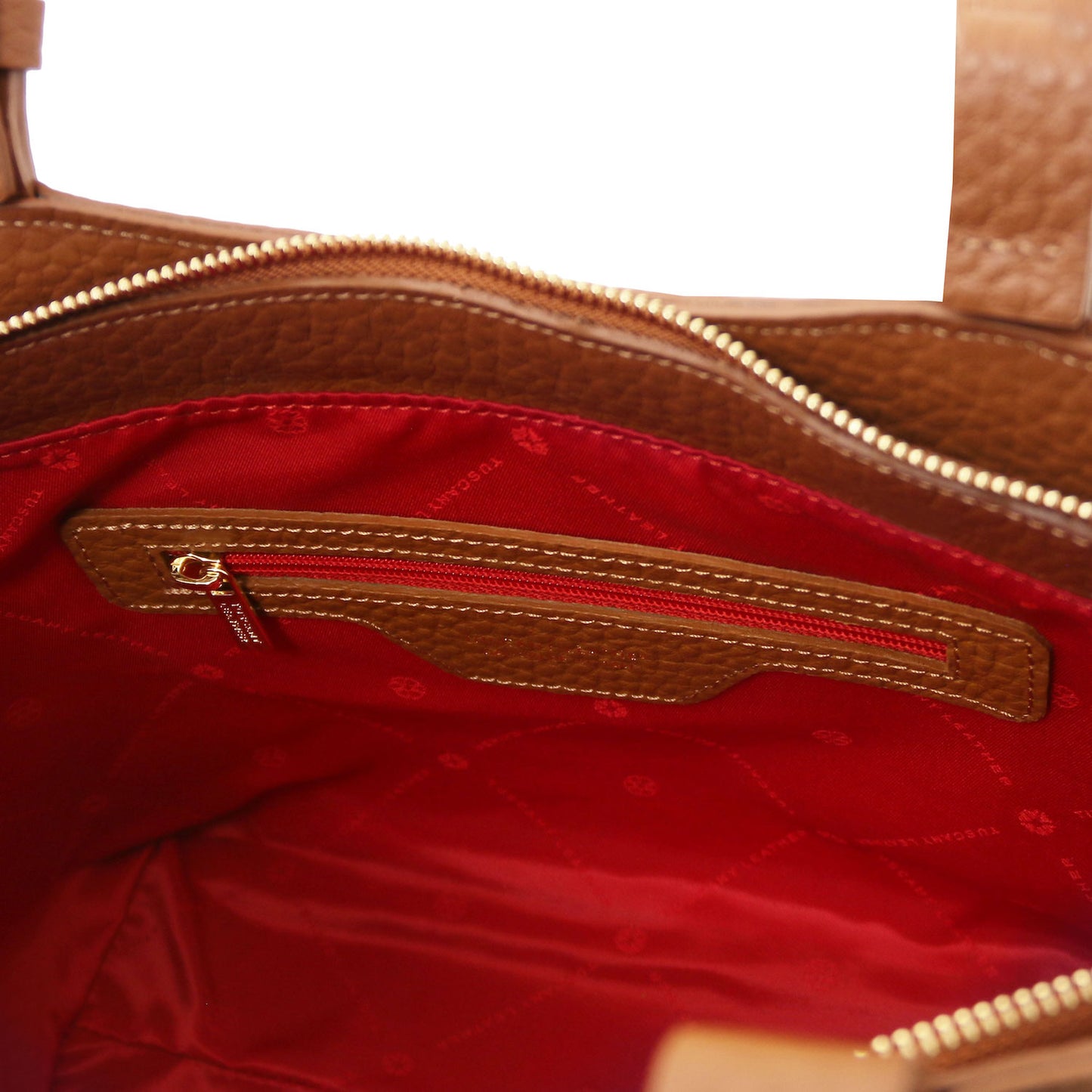 Libra - Long handle suede & leather tote bag | TL142508