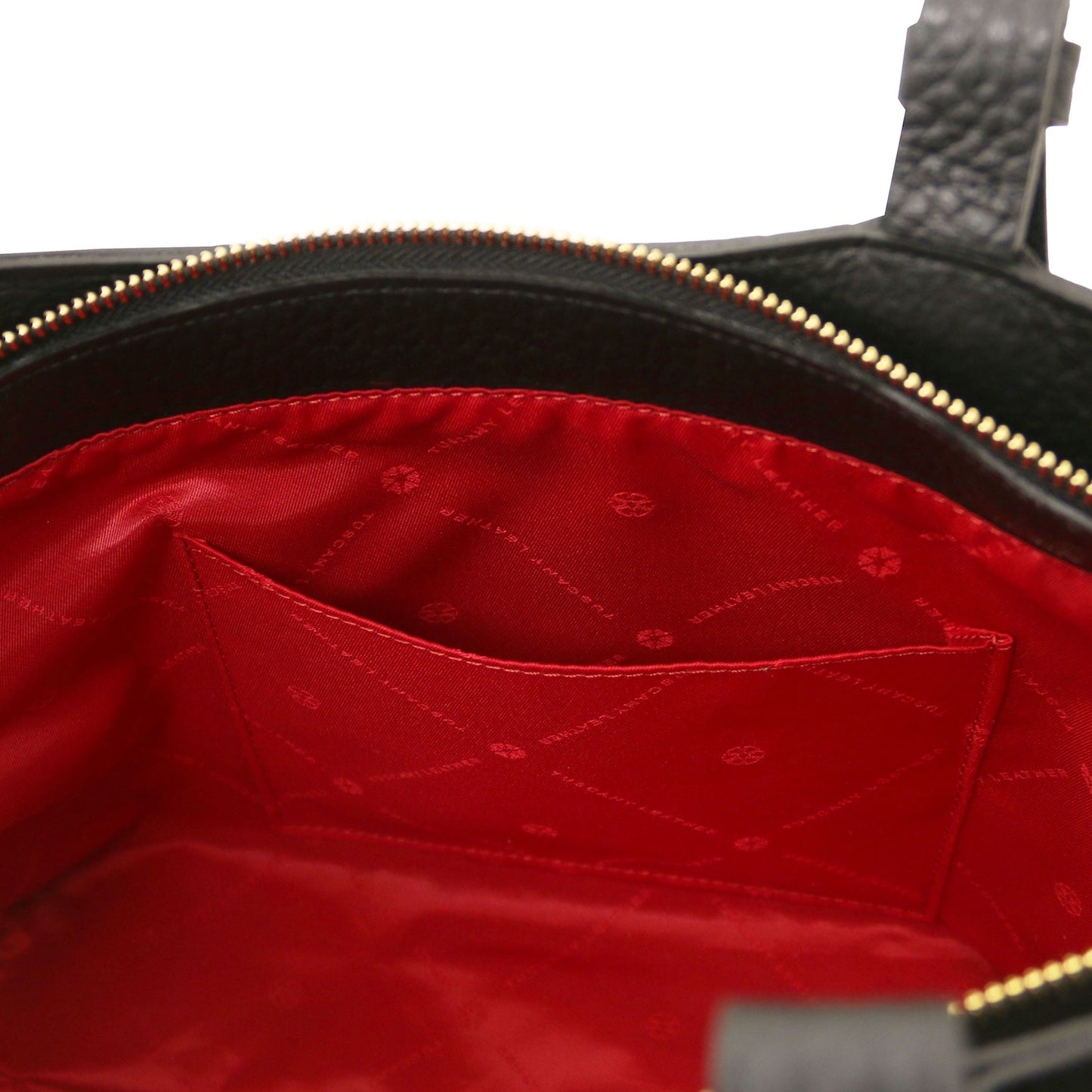 Libra - Long handle suede & leather tote bag | TL142508