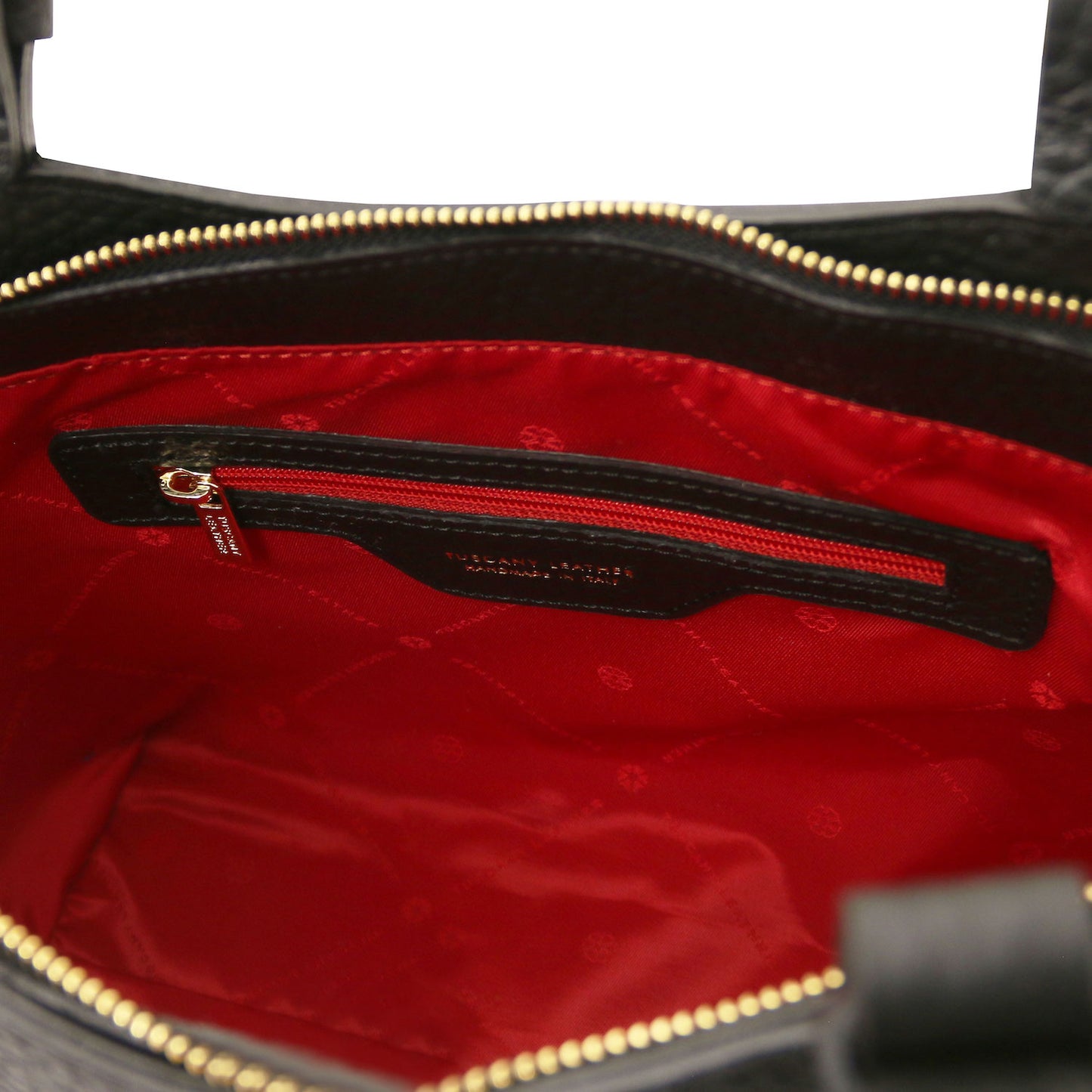 Libra - Long handle suede & leather tote bag | TL142508