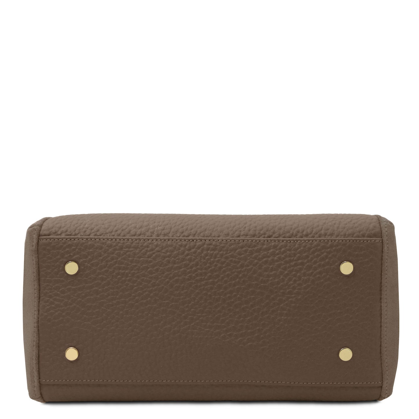 Libra - Long handle suede & leather tote bag | TL142508