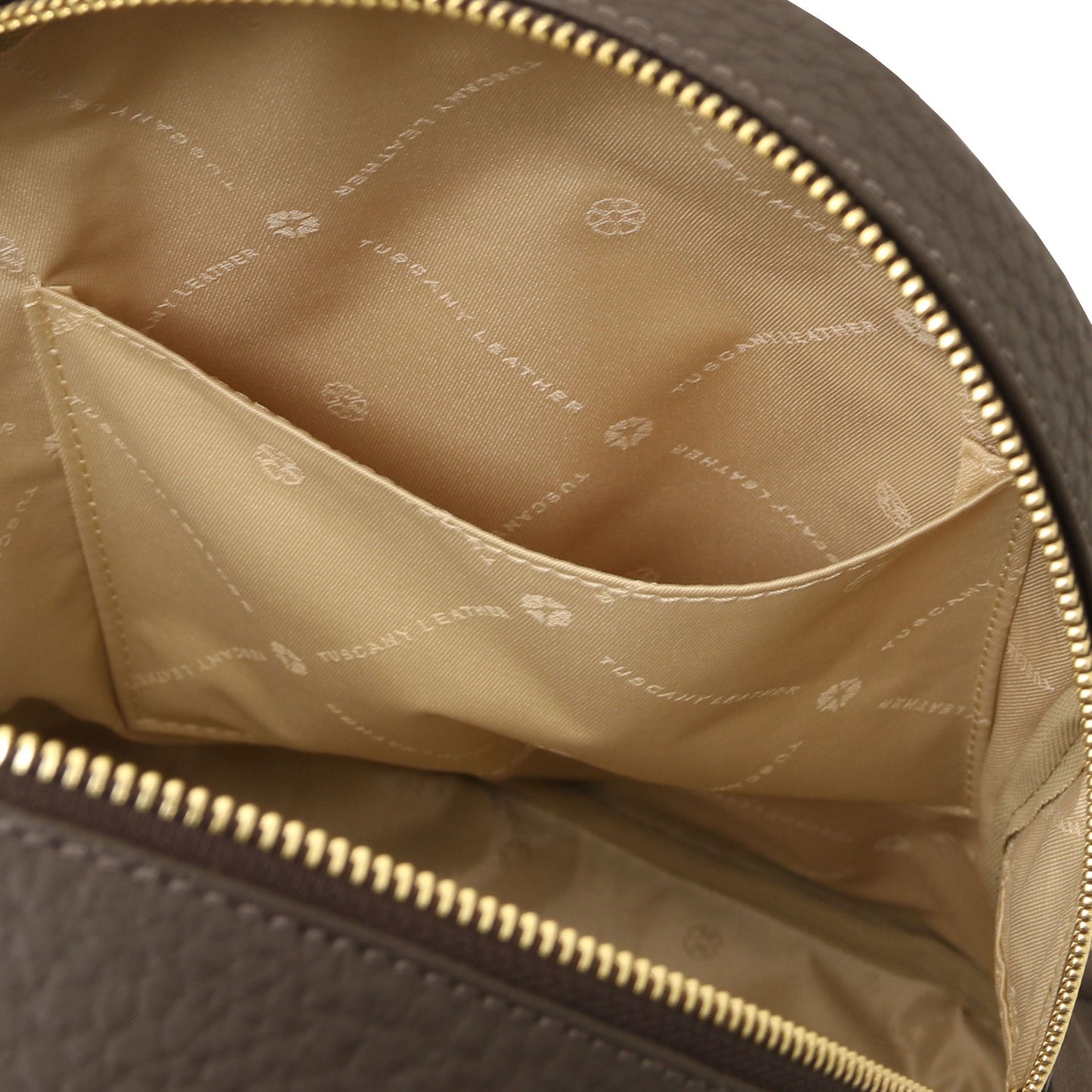 Arco - Suede and pebbled leather backpack | TL142509