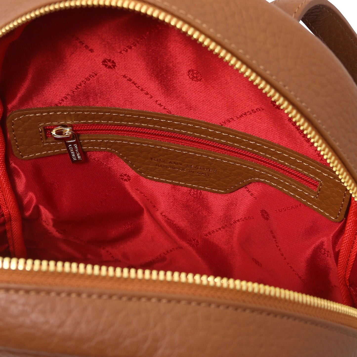 Arco - Suede and pebbled leather backpack | TL142509