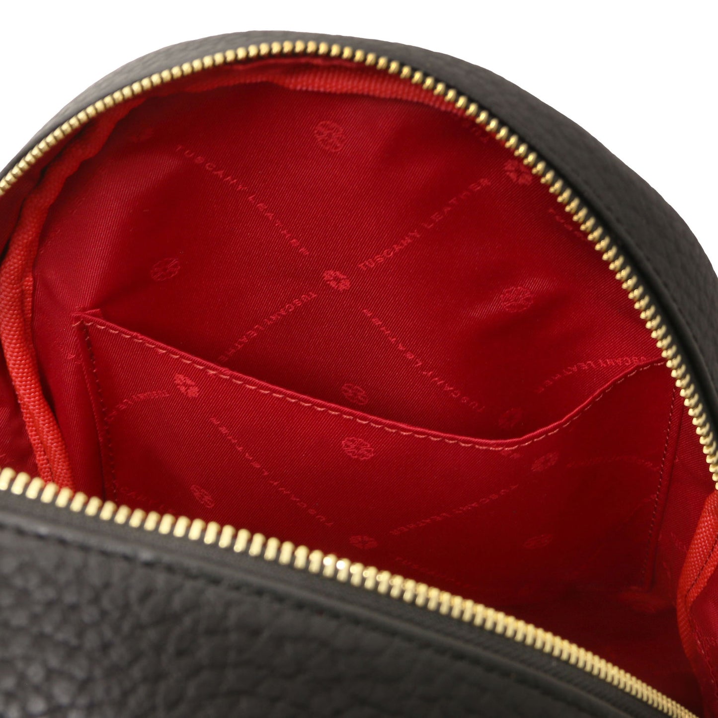 Arco - Suede and pebbled leather backpack | TL142509
