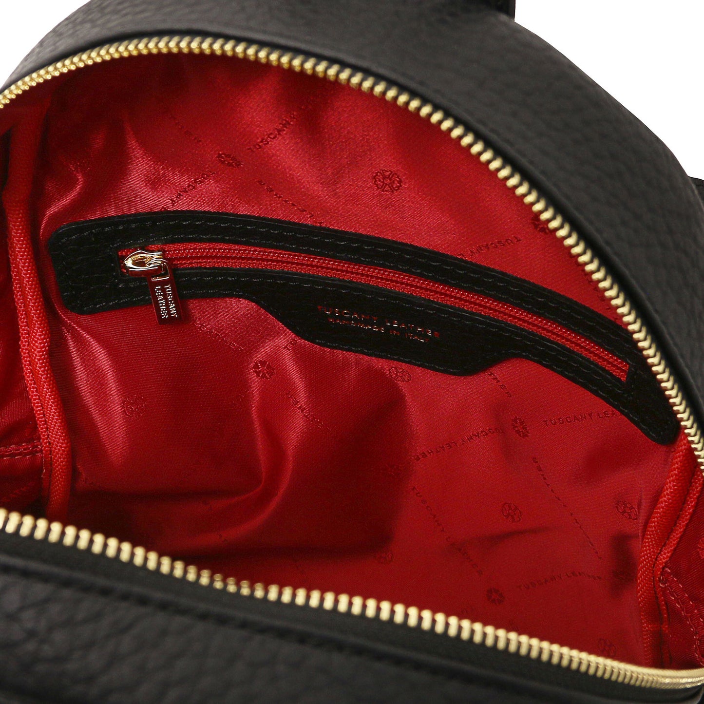 Arco - Suede and pebbled leather backpack | TL142509