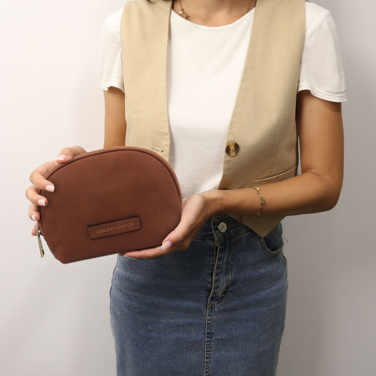 Vera - Necessaire em pele de curtimenta vegetal