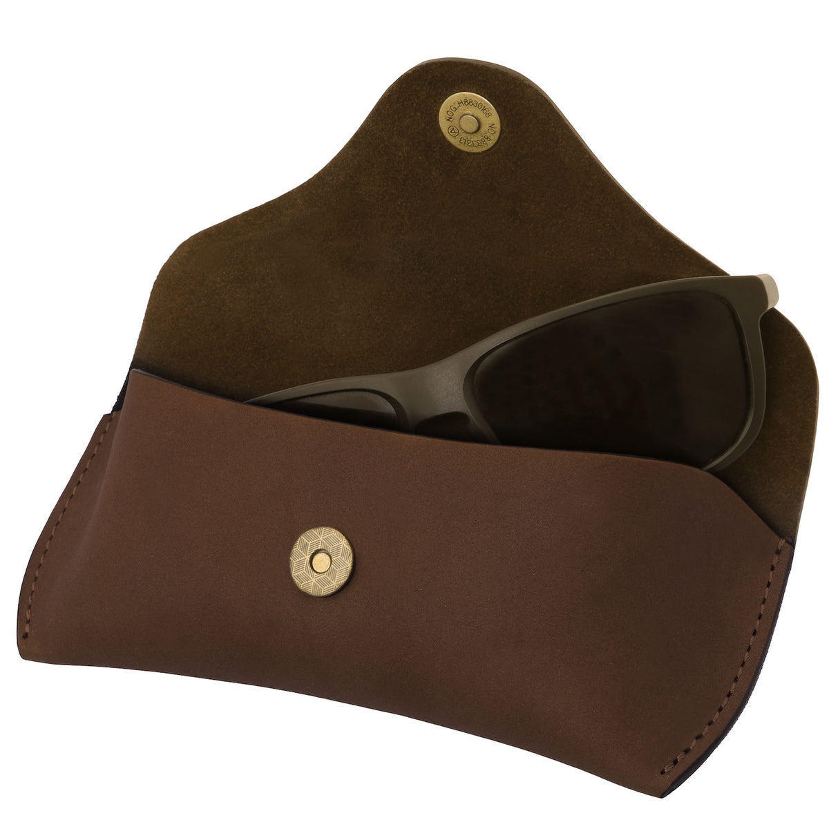 Leather glasses case