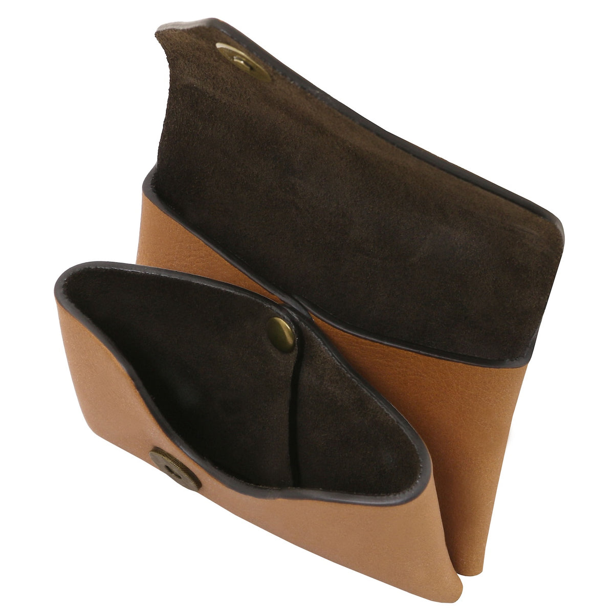 Leather Coin Purse in Vegetable-Tanned Leather