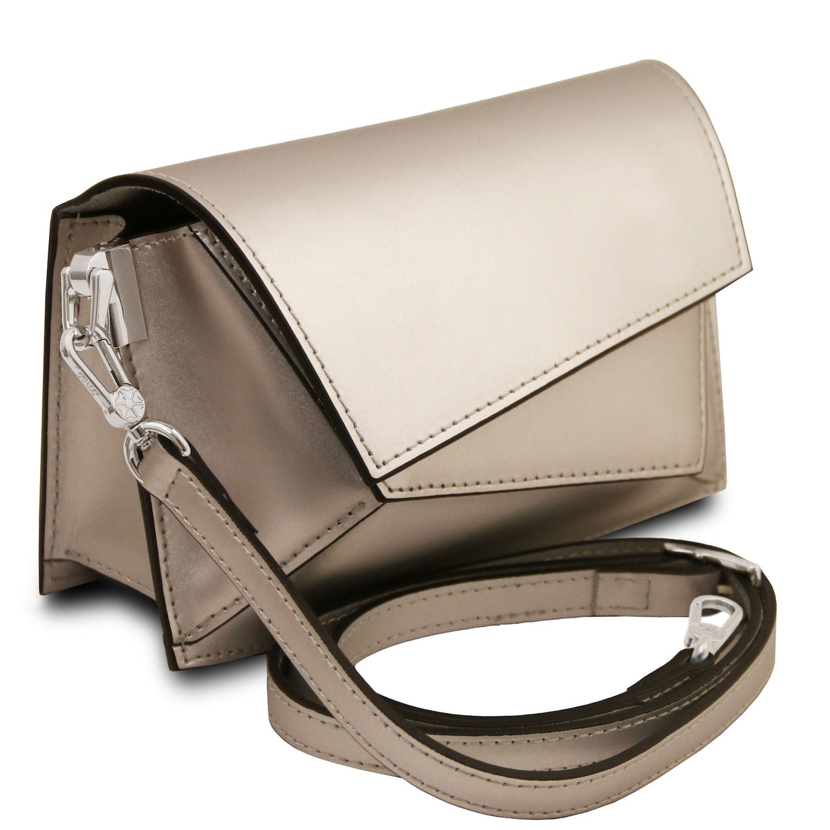 TL Bag - Metallic Leather Shoulder bag