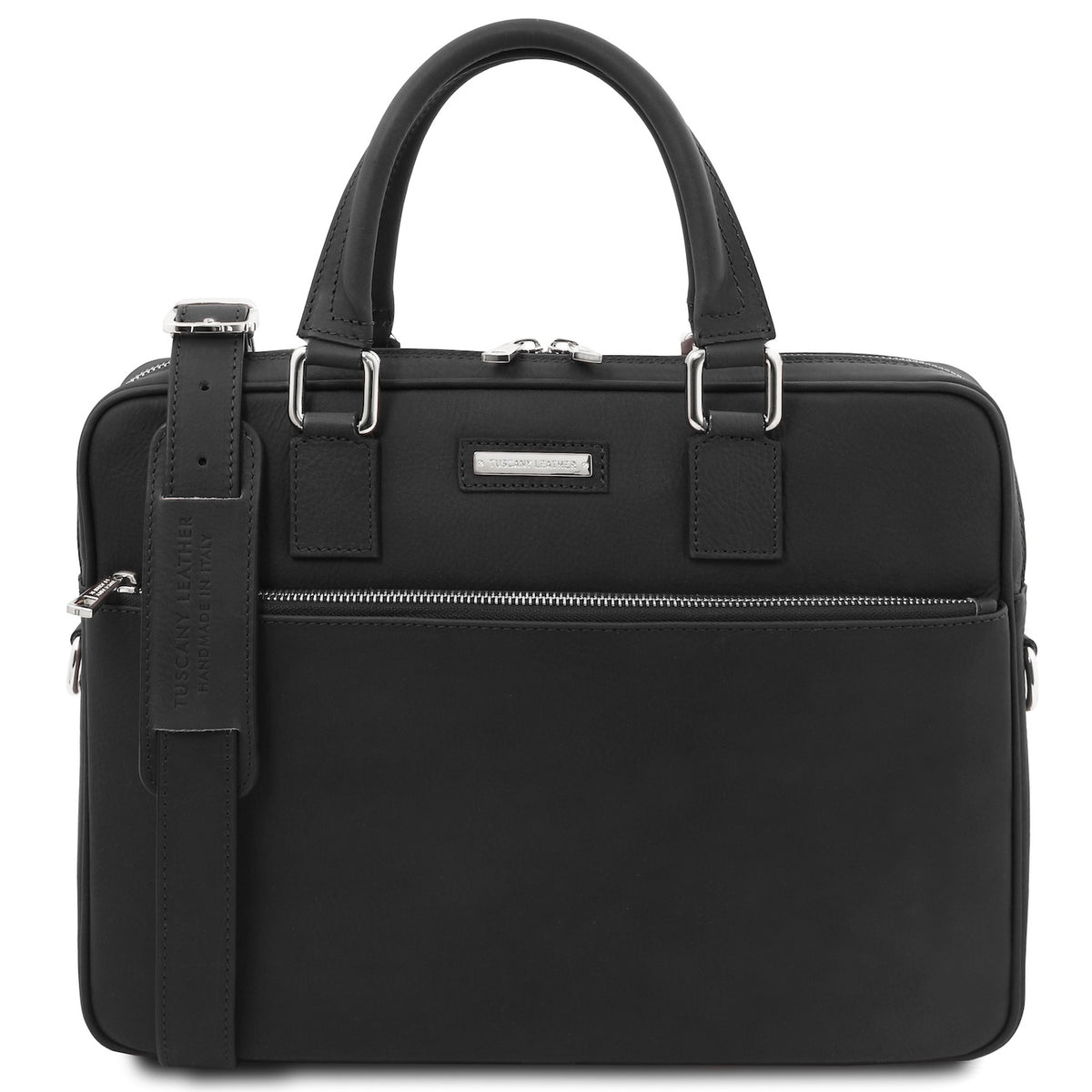 Ferrara - Vegetable tanned leather laptop briefcase