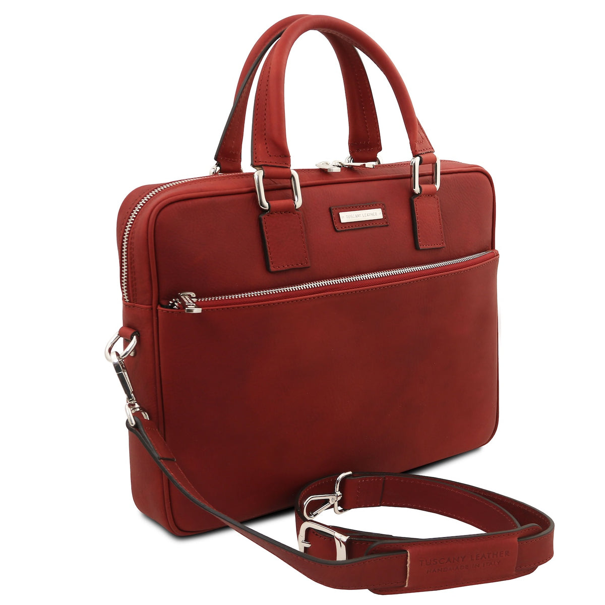 Ferrara - Vegetable tanned leather laptop briefcase