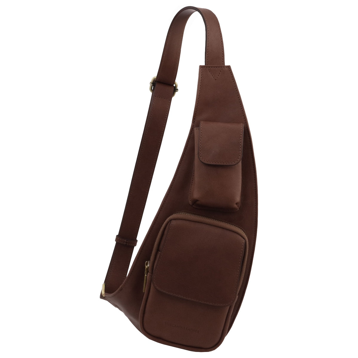 Bolso crossover de piel | bolso sling para hombre