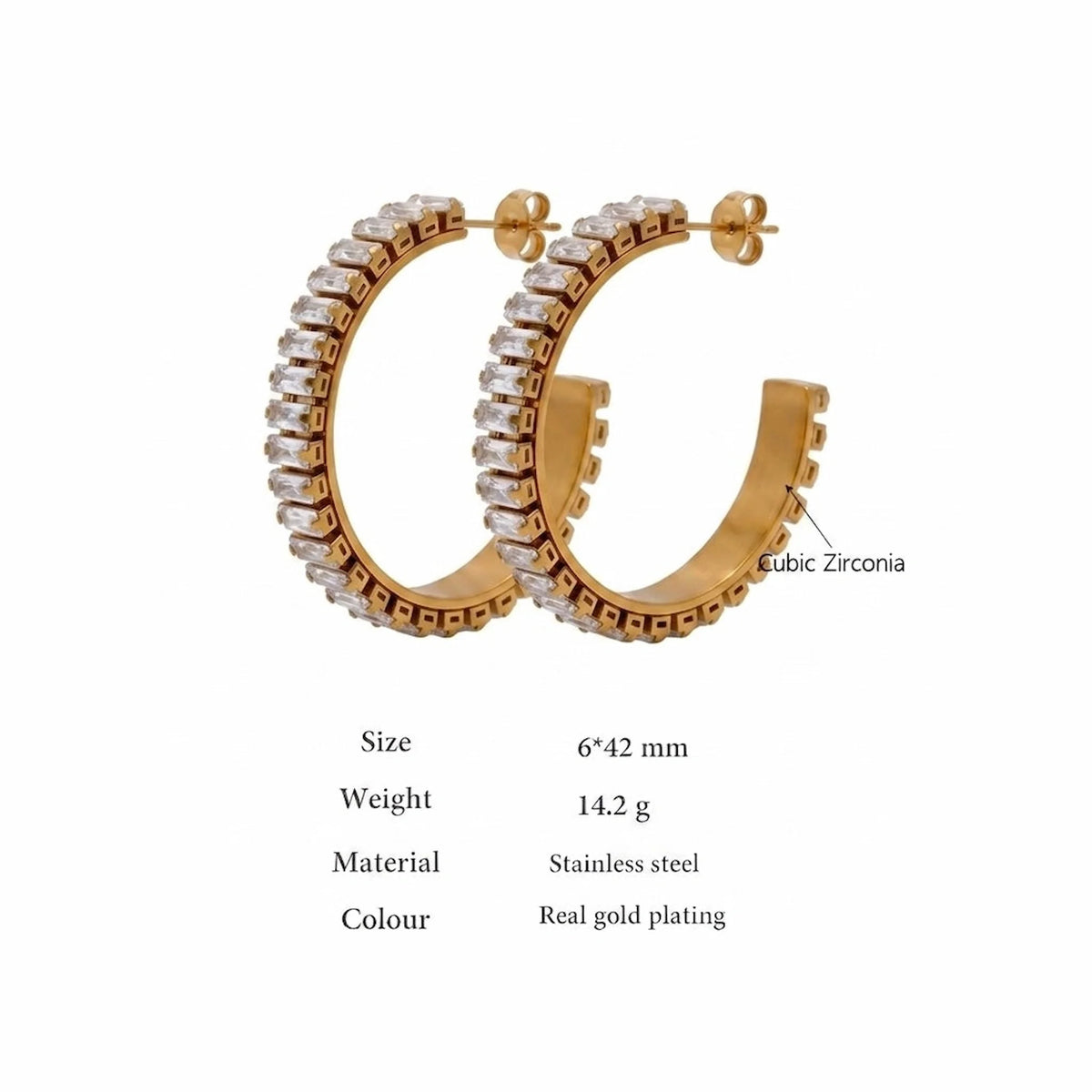 Boucles d'oreilles Riena