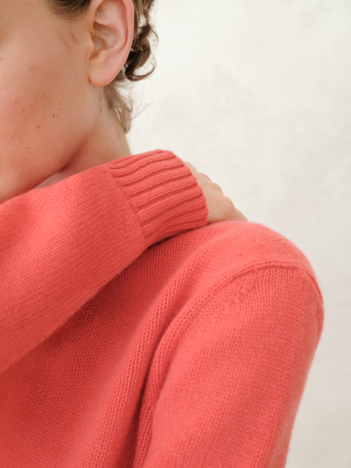 Pull ras du cou en pur cachemire