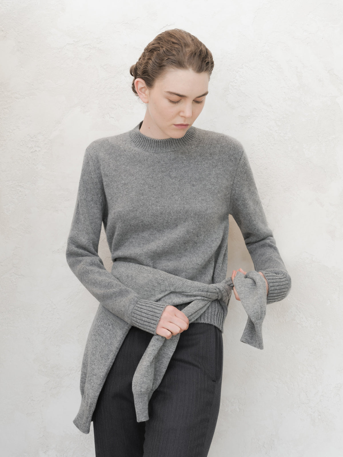Pull ras du cou en pur cachemire