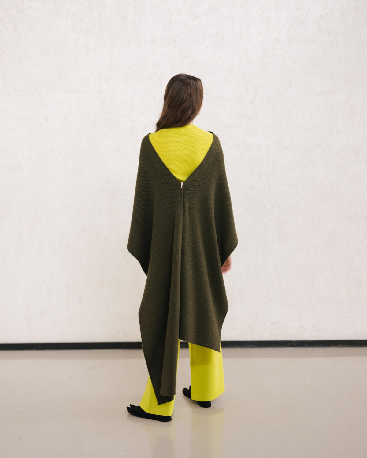 Pure Cashmere Maxi Ribbed Scarf