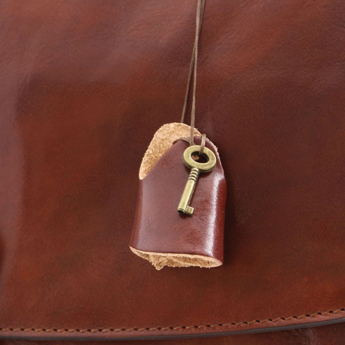 Leather briefcases Alessandria - Matte leather multi compartment TL SMART laptop briefcase | TL142067 San Rocco Italia