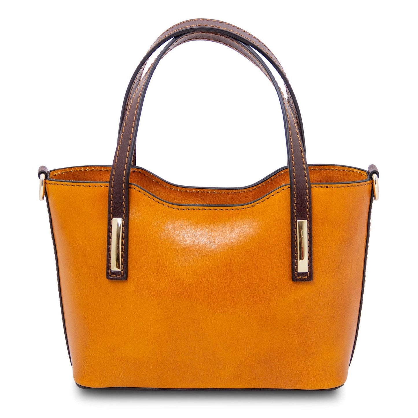 Leather handbags Amelia - Italian leather mini tote bag | TL142406 San Rocco Italia