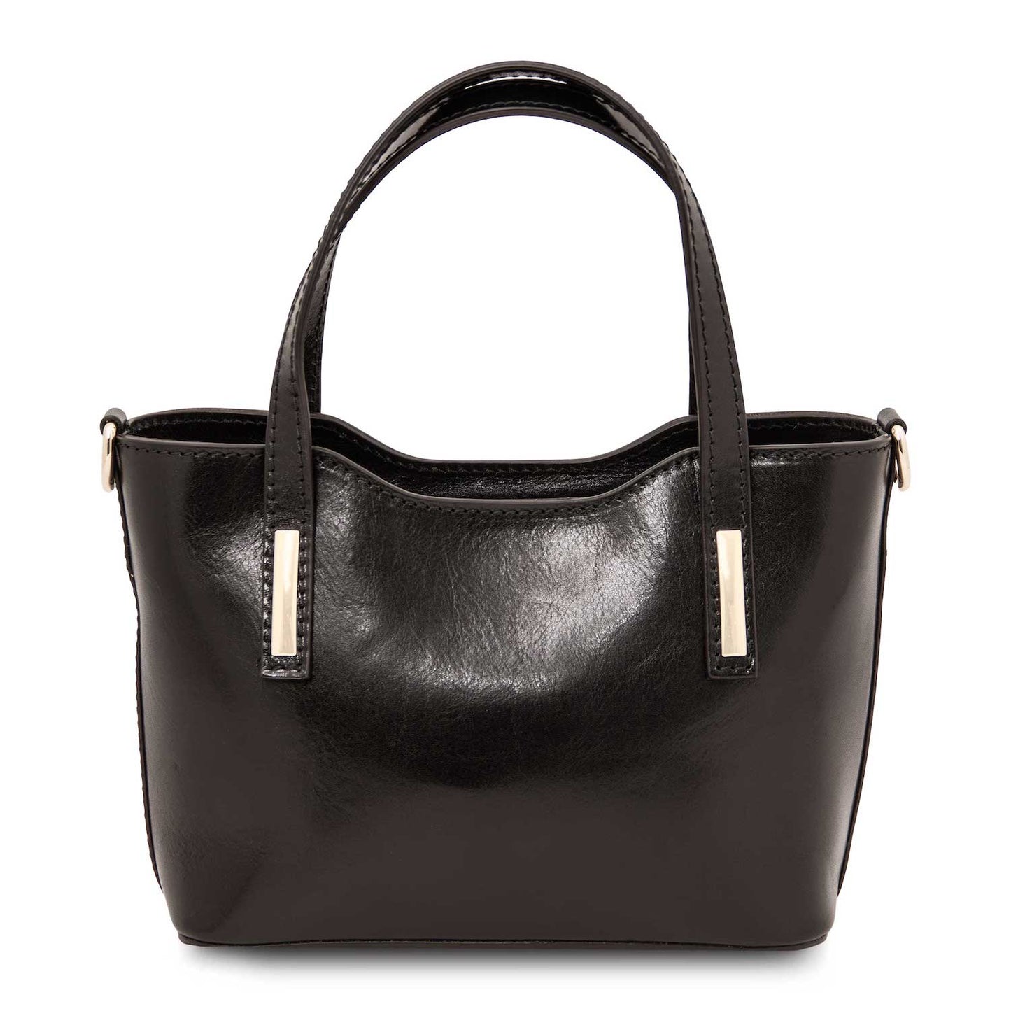 Leather handbags Amelia - Italian leather mini tote bag | TL142406 San Rocco Italia
