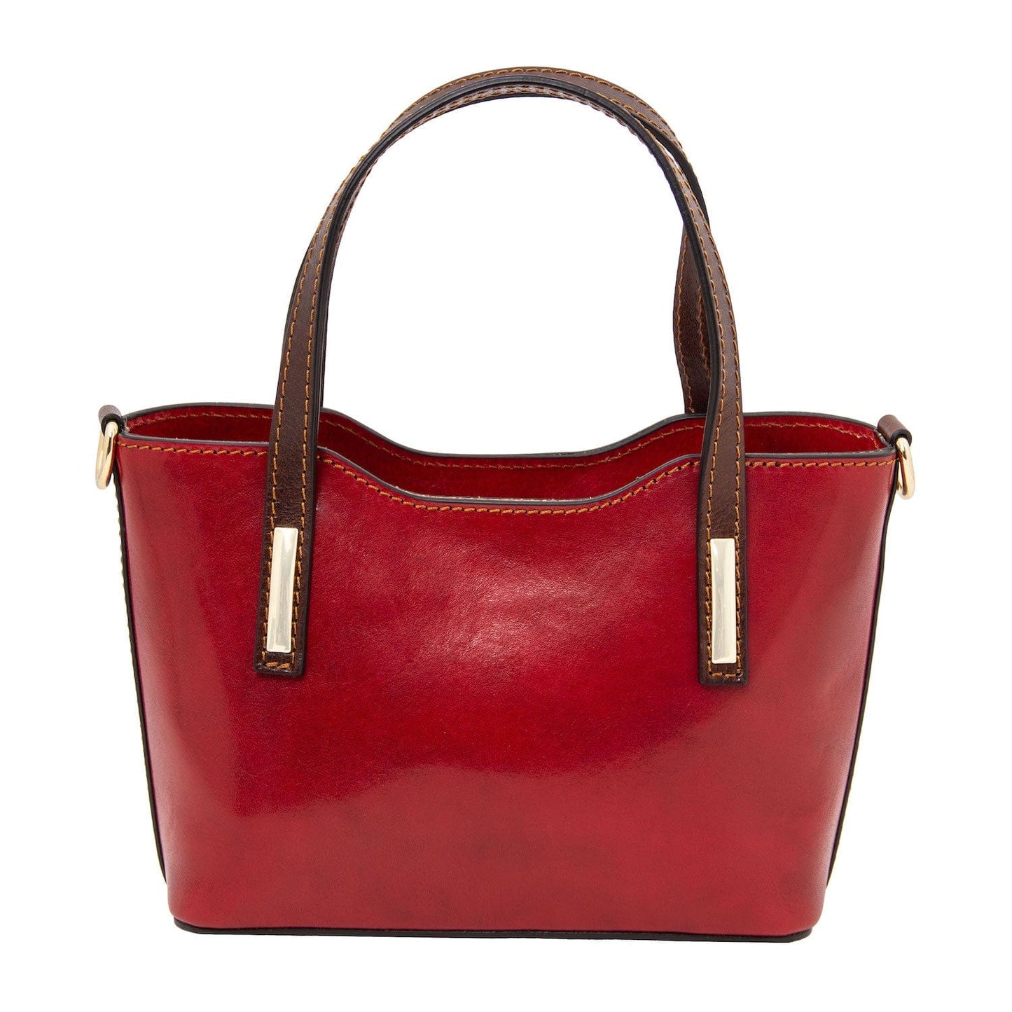 Leather handbags Amelia - Italian leather mini tote bag | TL142406 San Rocco Italia