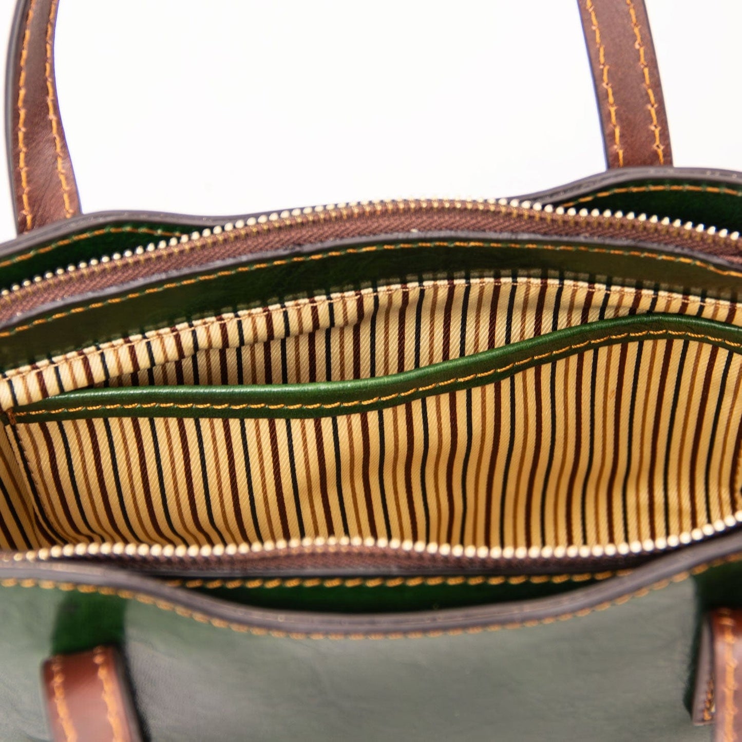Leather handbags Amelia - Italian leather mini tote bag | TL142406 San Rocco Italia
