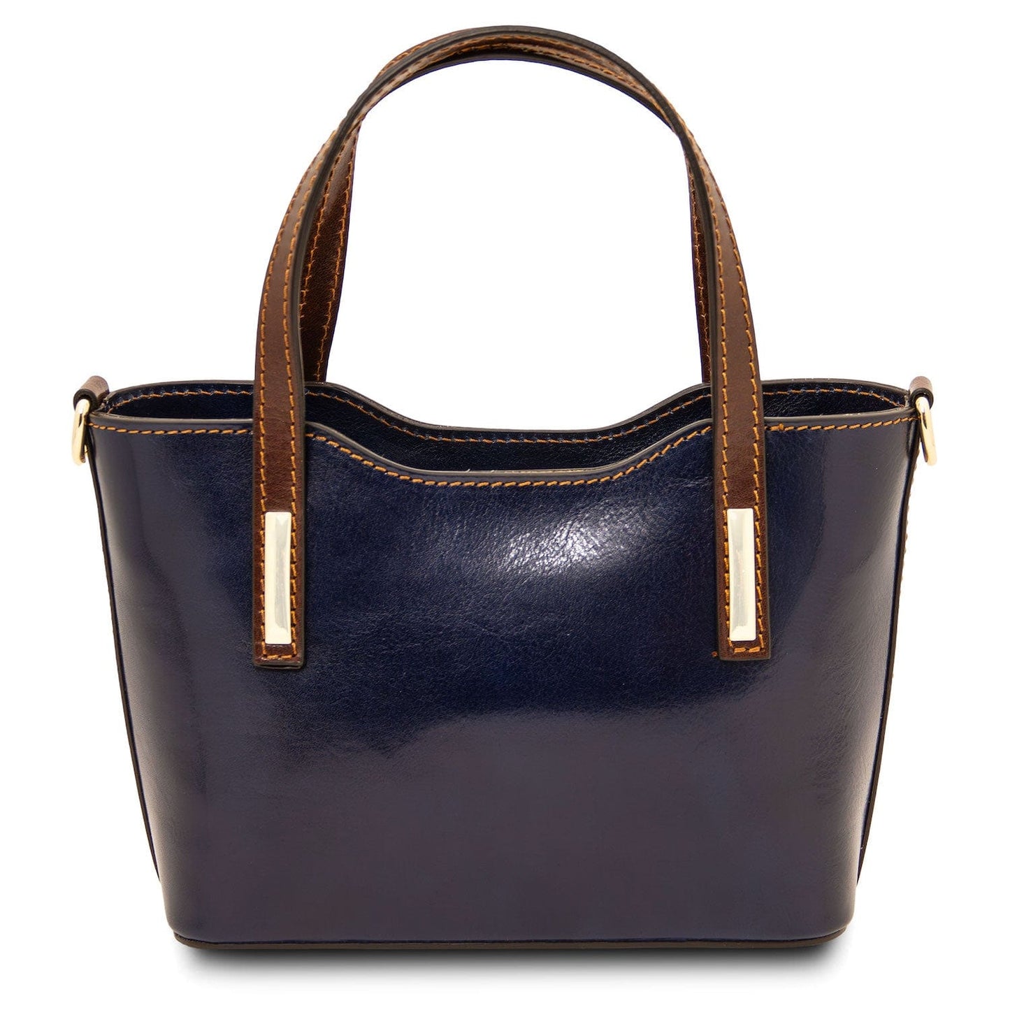 Leather handbags Amelia - Italian leather mini tote bag | TL142406 San Rocco Italia