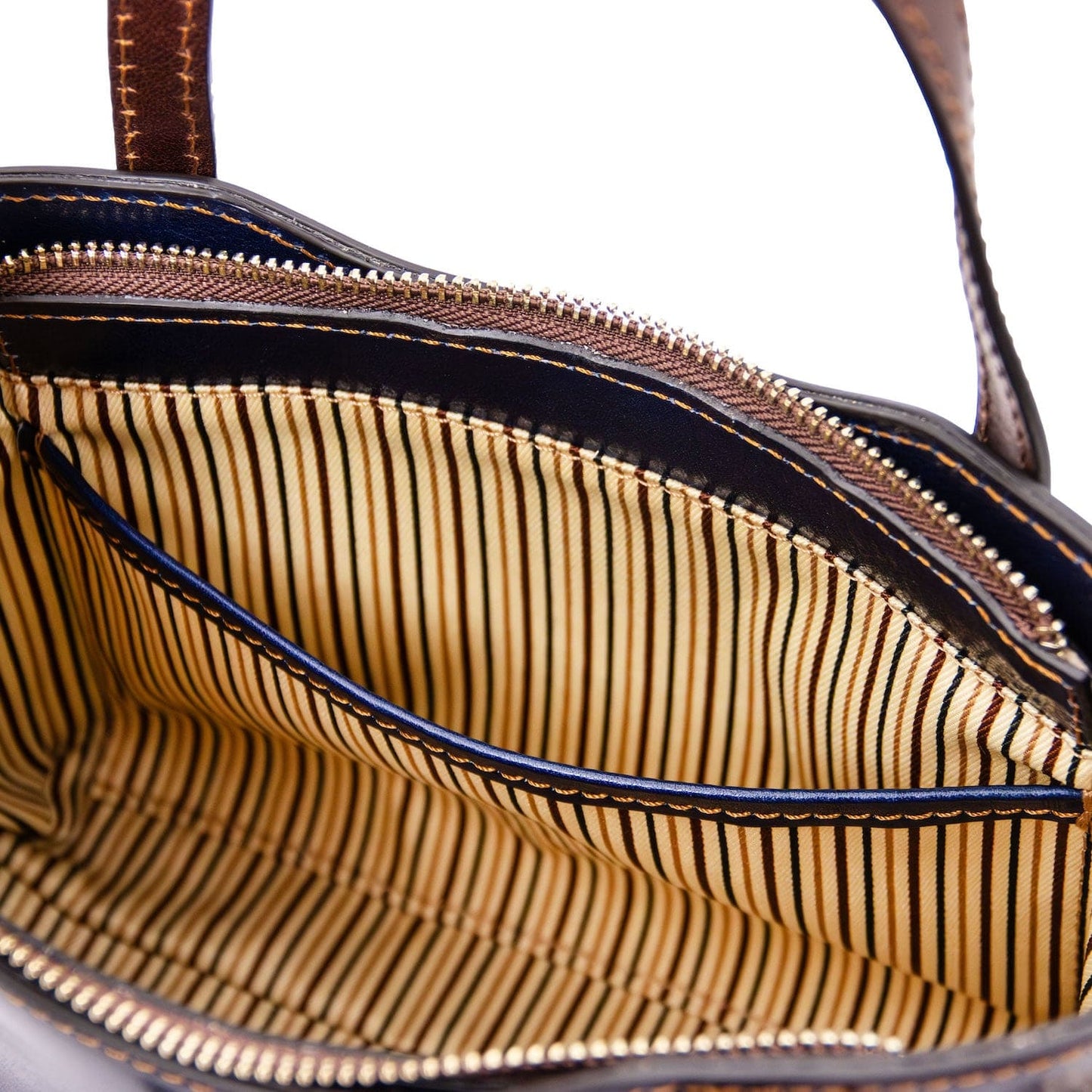 Leather handbags Amelia - Italian leather mini tote bag | TL142406 San Rocco Italia
