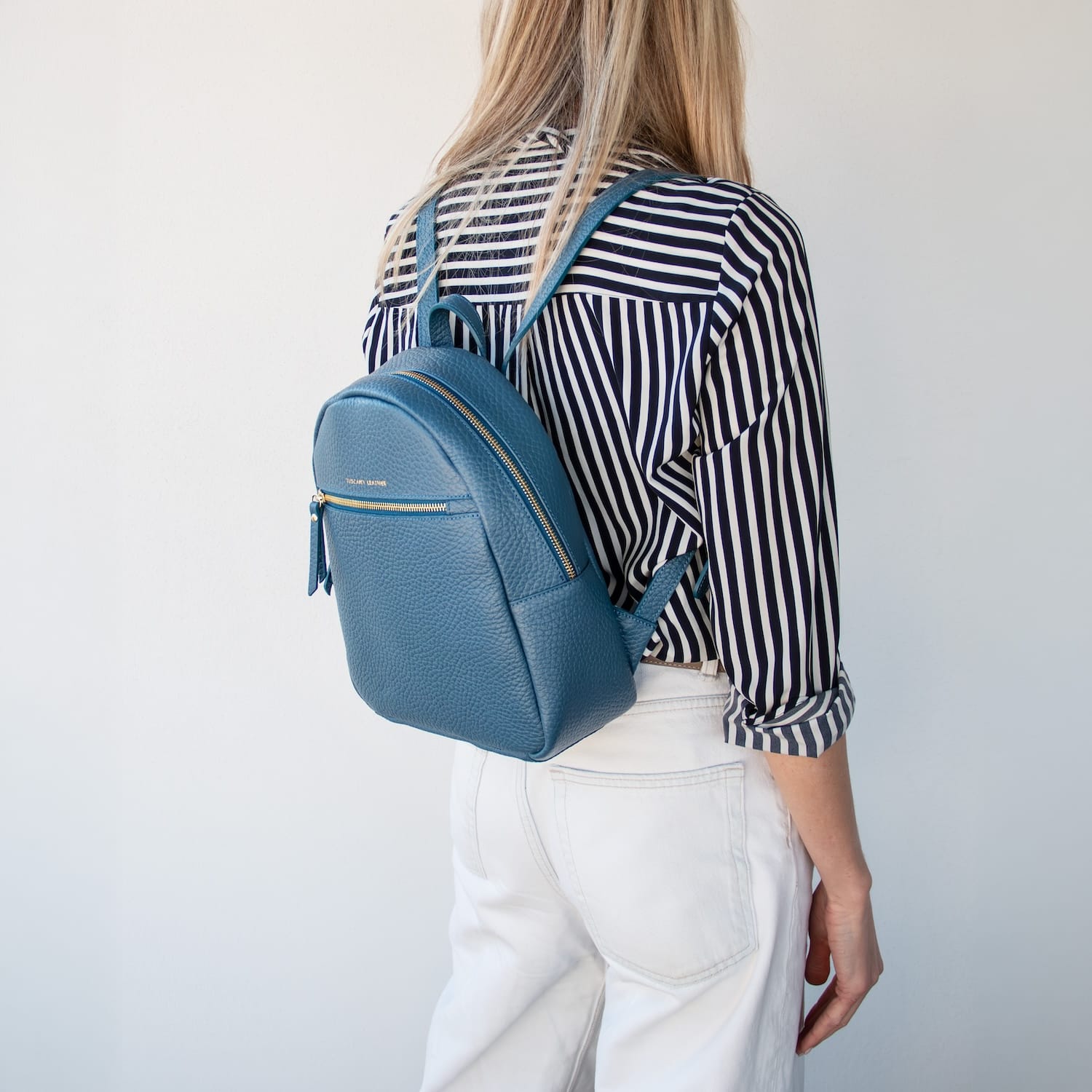Arco Leather Backpack Black