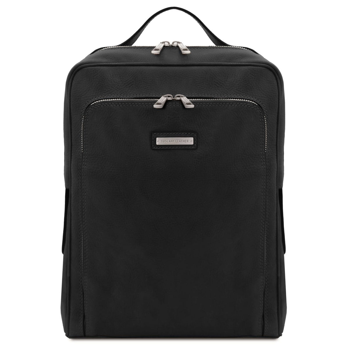 Zaini in pelle Nero Bangkok - Opaca leather laptop backpack | TL141793 San Rocco Italia